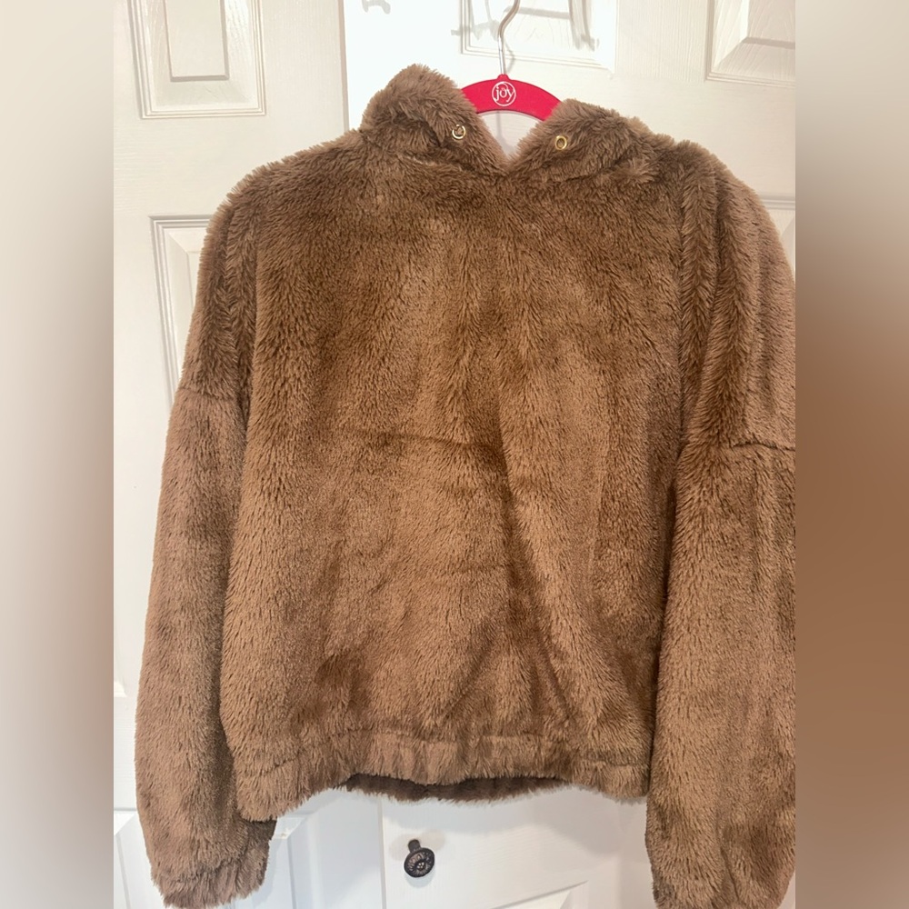 Truth Fuzzy Brown Kids Jacket